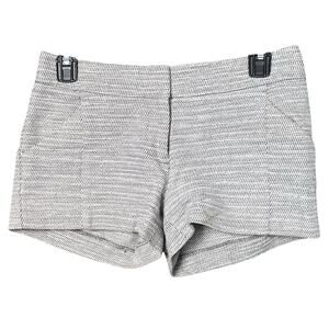 LOFT Patterned Gray and White Shorts - 00P